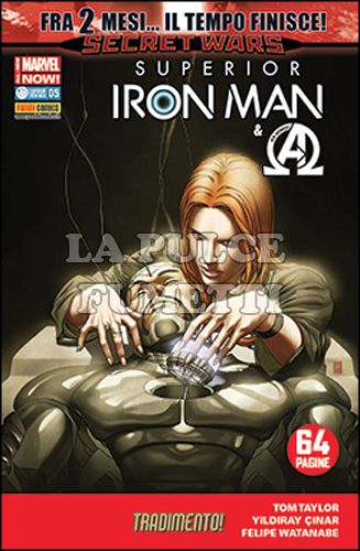 IRON MAN #    30 - SUPERIOR IRON MAN 5 - FRA 2 MESI... IL TEMPO FINISCE! - SECRET WARS - ALL-NEW MARVEL NOW!